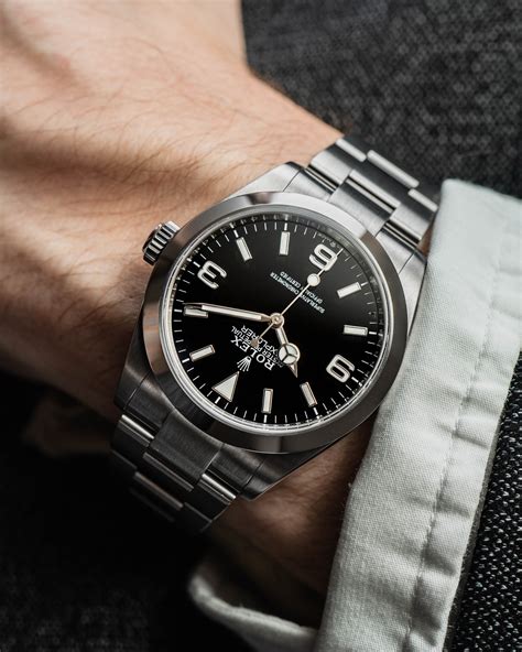 rolex explorer 40 on wrist|Altro.